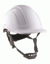 Los cascos Steelpro Montain para trabajo en altura están fabricados en termoplástico de ingeniería ABS de alta resistencia a impactos. Su diseño
