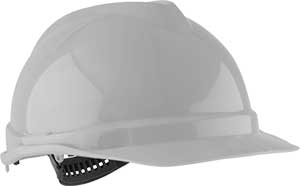 Fabricado en Polietileno alta densidad, diseño ultraliviano que brinda seguridad y comodidad, los cascos cuentan con un tafilete o suspensión li